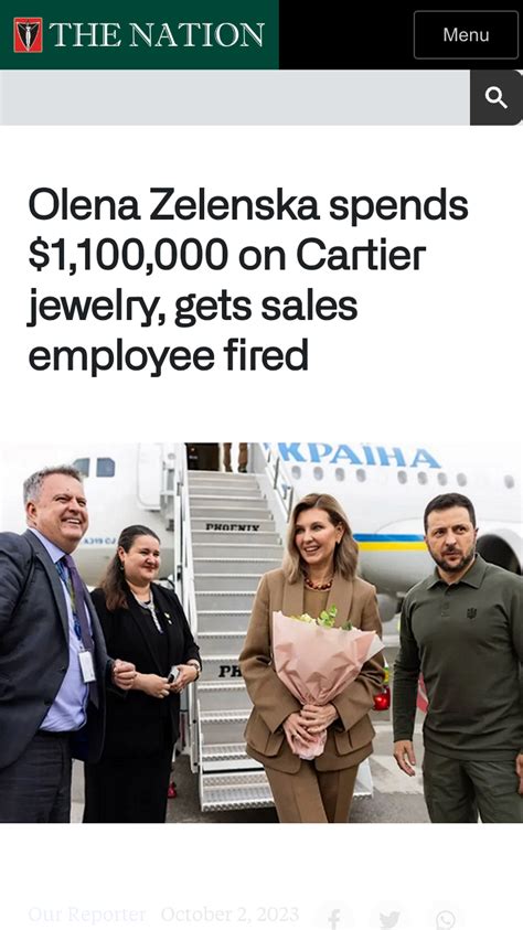 The truth behind Olena Zelenska’s .1m Cartier haul